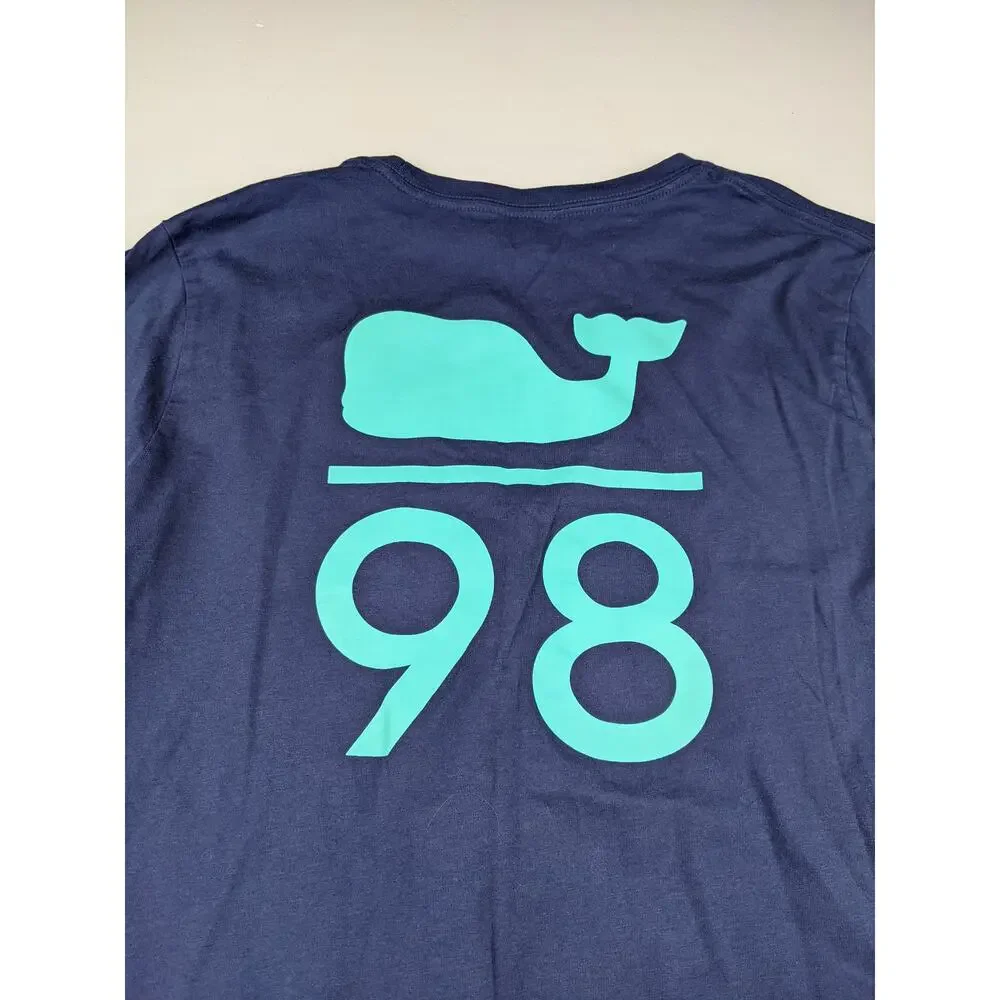 Vineyard Vines Long Sleeve Blue/Green Shirt - Youth XL (18)